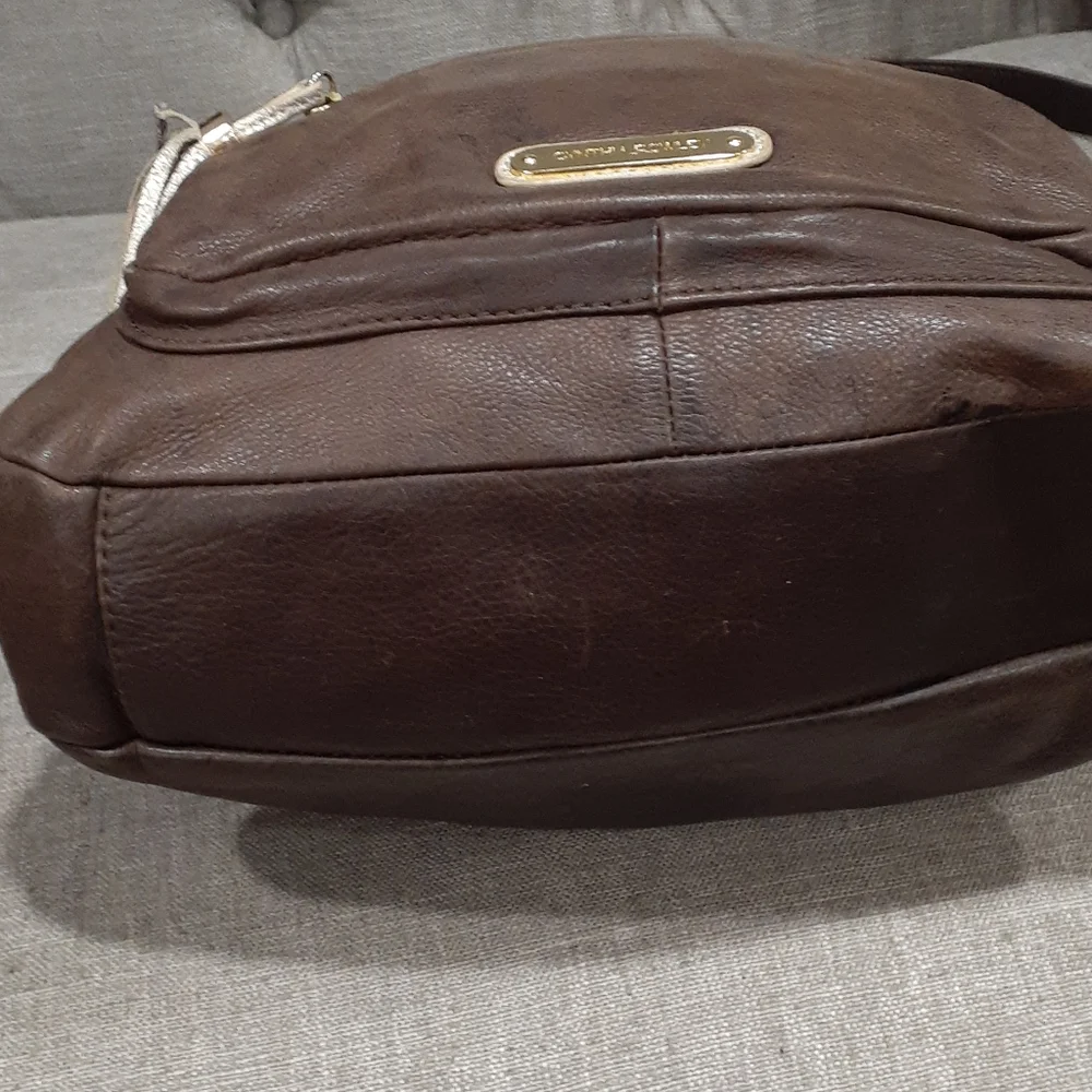 Cynthia Rowley brown  vegan leatherbrown s…